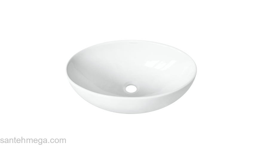 Раковина накладная тонкостенная SANITA LUXE Ringo Slim 53х34 RNGSLWB01S. Фото