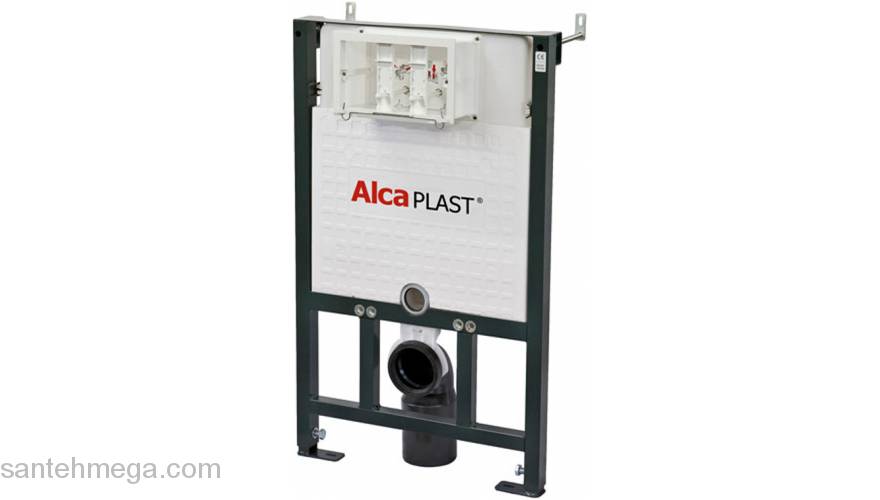Система инсталляции для унитазов AlcaPlast Sadromodul AM101/850-0001. Фото