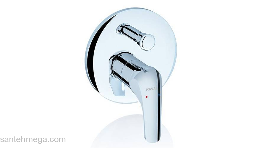 Встроенный смеситель RAVAK Rosa X070014. Фото