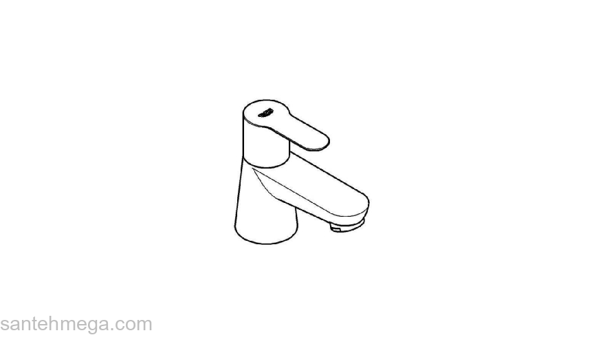 GROHE 20421000 BauEdge Вертикальный вентиль. Фото