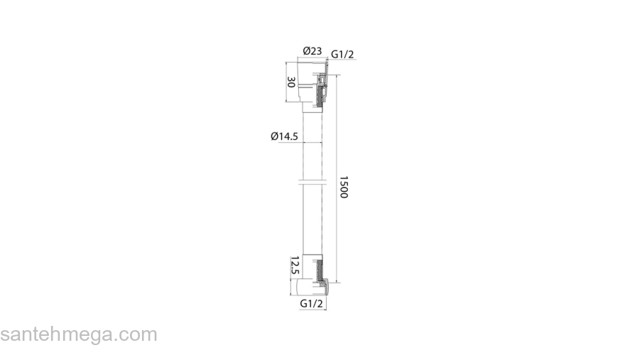 Шланг для душа IDDIS A50711. Фото