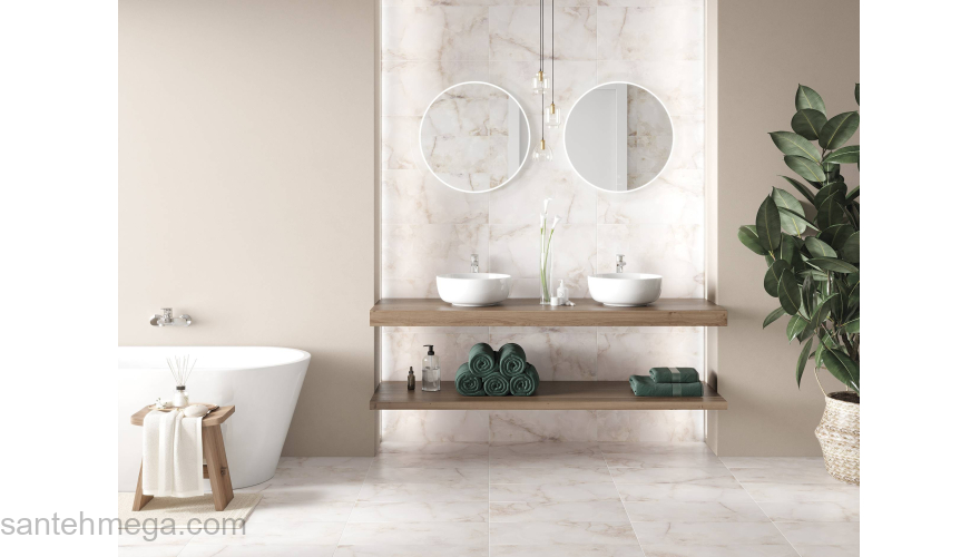 CERSANIT 16523 Керамический гранит Cameo 297х598 бежевый. Фото