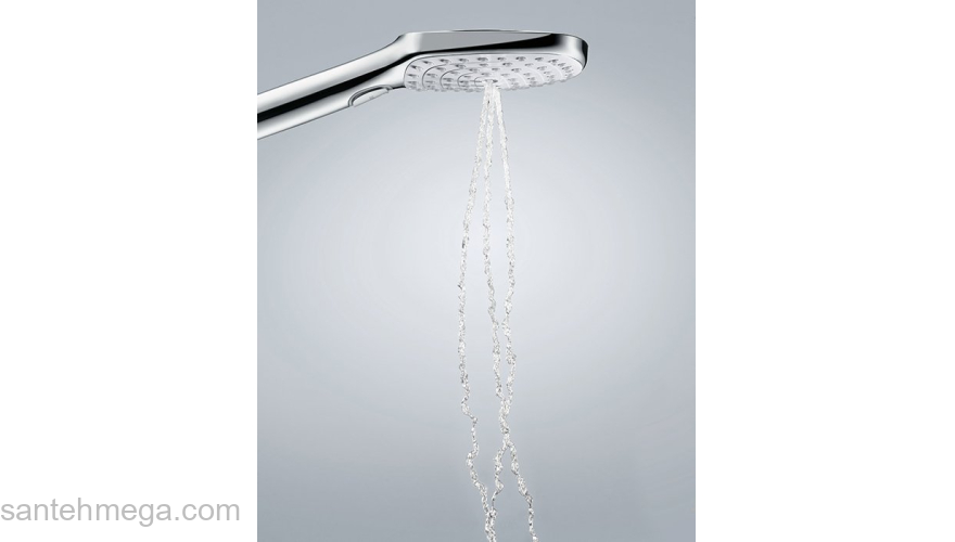 Ручной душ Hansgrohe Raindance Select 120 Air 3jet (хром/белый) 26520400. Фото