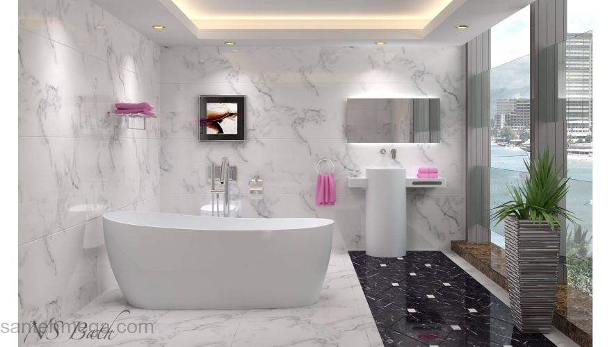 Ванна из литьевого мрамора NS BATH NSB-17707. Фото