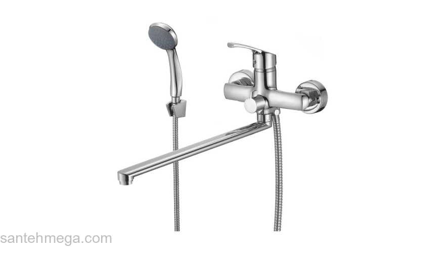 Смеситель для ванны с длинным изливом Sterm Milardo STESB02M10. Фото