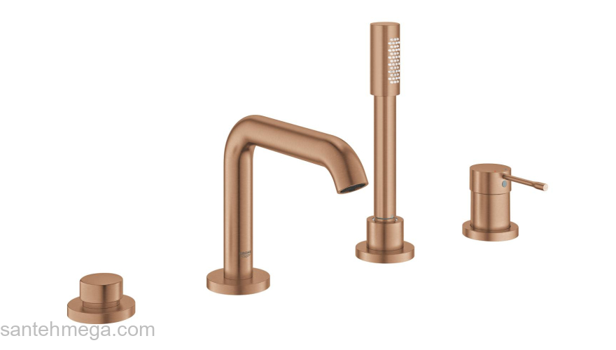 GROHE 19578DL1 Essence+ Смеситель для ванны на 4 отверстия. Фото