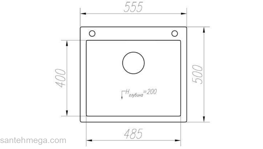 Кухонная мойка TOLERO R-111. Фото