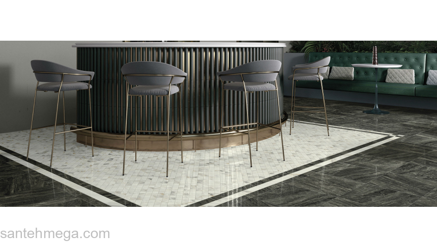 COLISEUMGRES 610090002003 Вставка Флоренция тоццетто 72х72 белый