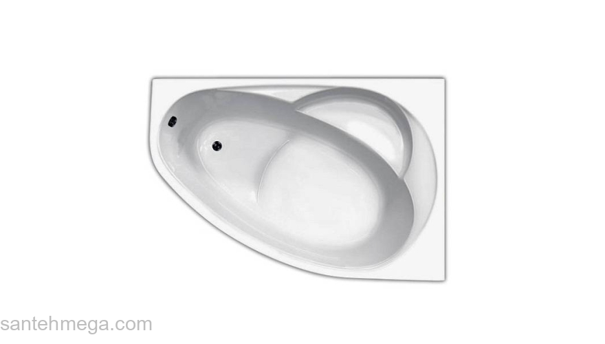 Ванна акриловая VAGNERPLAST Flora 150 VPBA151FLA3LX-01. Фото