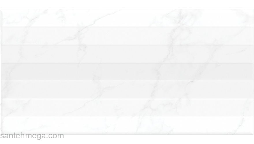 CERSANIT KTL052D-60 Плитка облицовочная Calacatta 298х598 белый рельеф. Фото