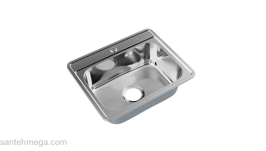 Мойка нержавеющая сталь полированная 530*430 Basic IDDIS BAS53P0i77. Фото