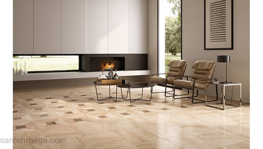 COLISEUMGRES 610015000303 Керамический гранит Венеция 450х450 коричневый шлифованный. Фото