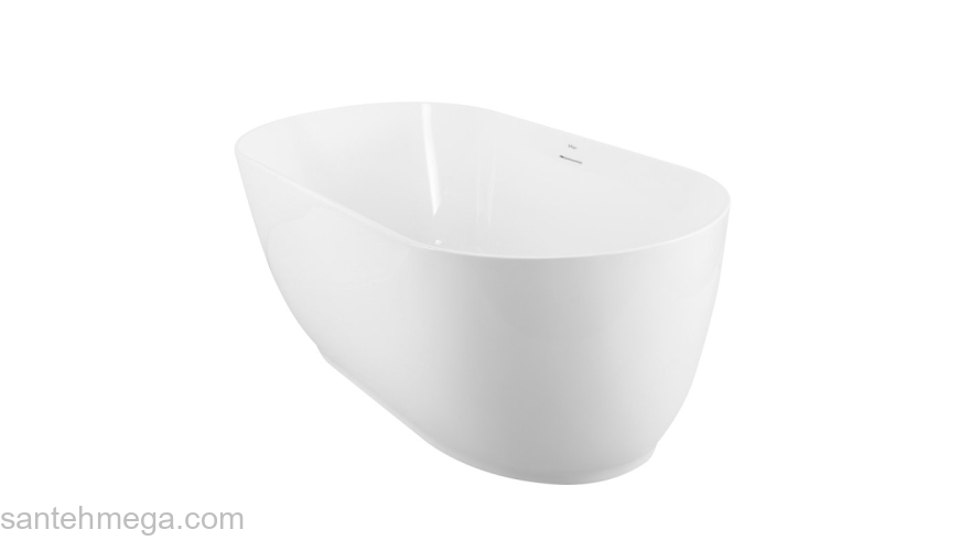 Ванна акриловая отдельностоящая BELBAGNO BB413-1700-800. Фото