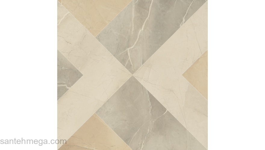 COLISEUMGRES 610080000210 Вставка Капри Лидо 450х450 многоцветный шлифованный