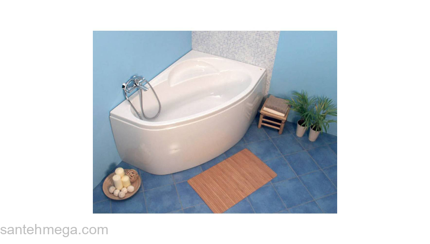 Ванна акриловая VAGNERPLAST Flora 150 VPBA151FLA3LX-01. Фото