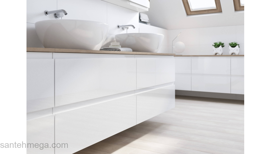 CERSANIT Столешница MODUO 120 BL-MOD120. Фото