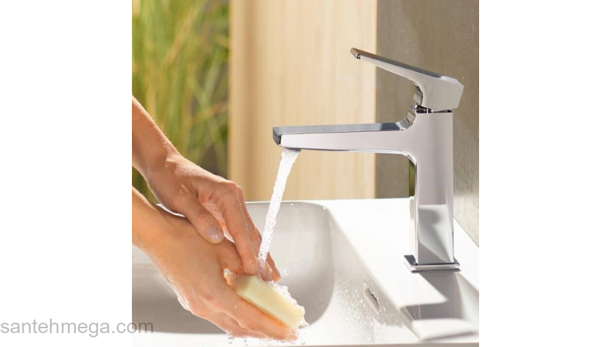 Смеситель для раковины Hansgrohe Metropol 100 32500000. Фото