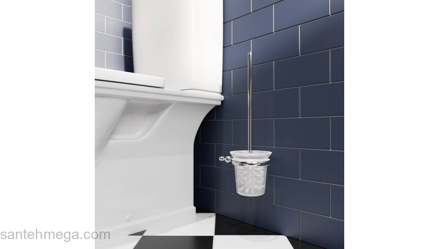 Ерш матовое стекло сплав металлов Retro IDDIS RETSSG0i47 для ванной комнаты. Фото