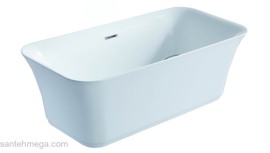 Ванна акриловая AZARIO STRESA 1750х850х590 отдельностоящая AZ-М706. Фото