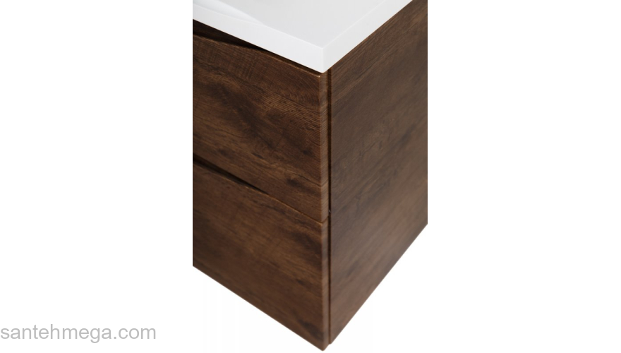 Тумба под раковину подвесная BELBAGNO MARINO-H60-1000-2C-SO-RW-P Rovere Moro. Фото