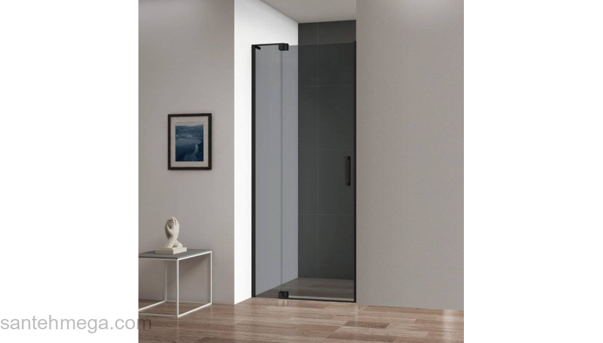 Душевая дверь CEZARES Slider SLIDER-B-1-80/90-GRIGIO-NERO. Фото