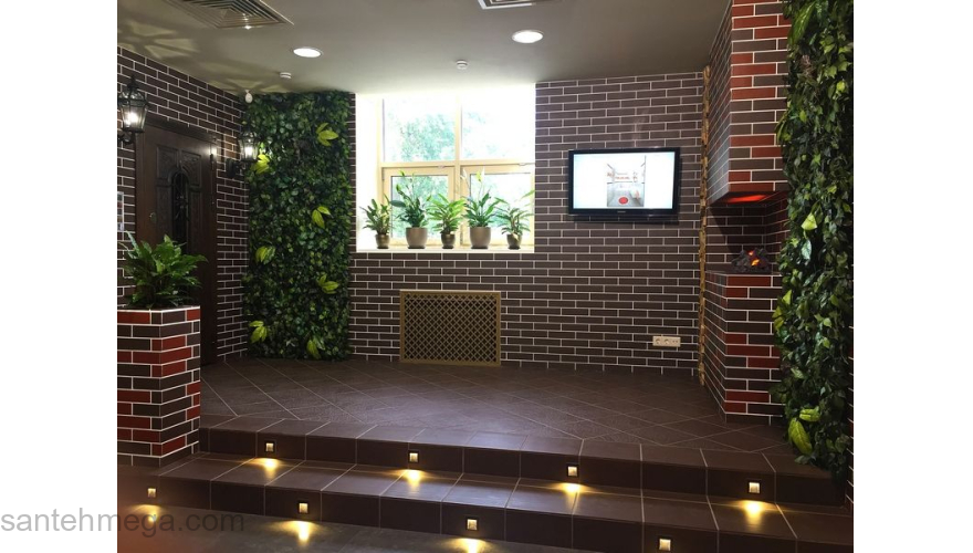 Керамин Клинкер Амстердам 7 65х245 белый рельеф