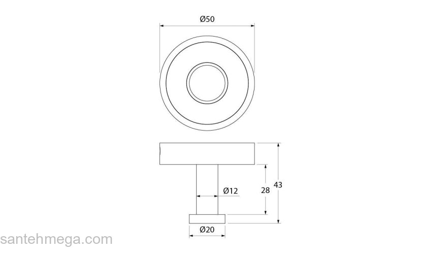 Крючок одинарный IDDIS Calipso CALSB10i41 для ванной комнаты. Фото