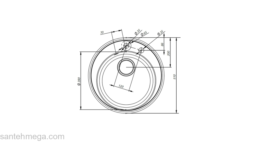 Мойка кухонная IDDIS Kitchen G K04S511i87. Фото