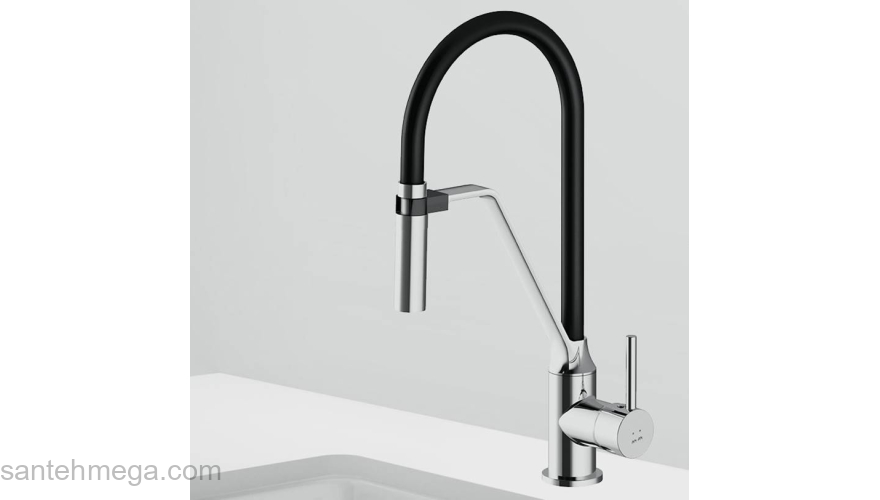 Смеситель для кухни с гибким изливом AM.PM Like F8013000. Фото