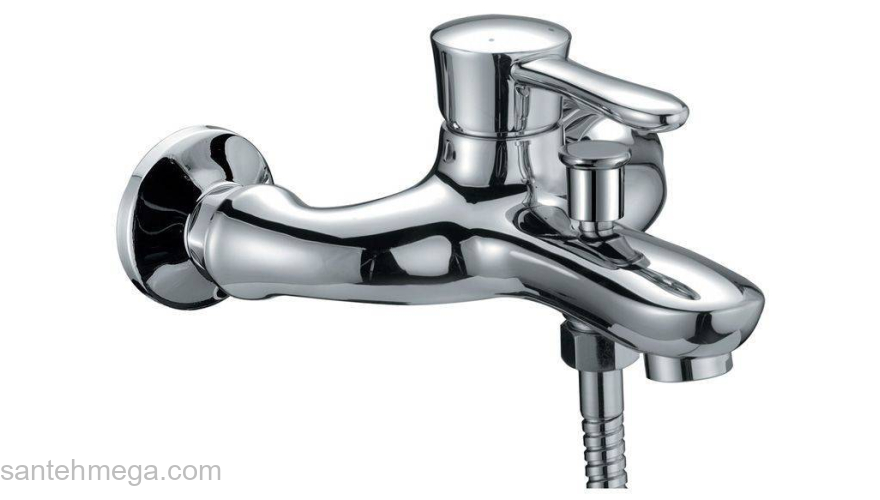 Смеситель для ванны/душа BELBAGNO Oglio OGL-VASM-CRM. Фото