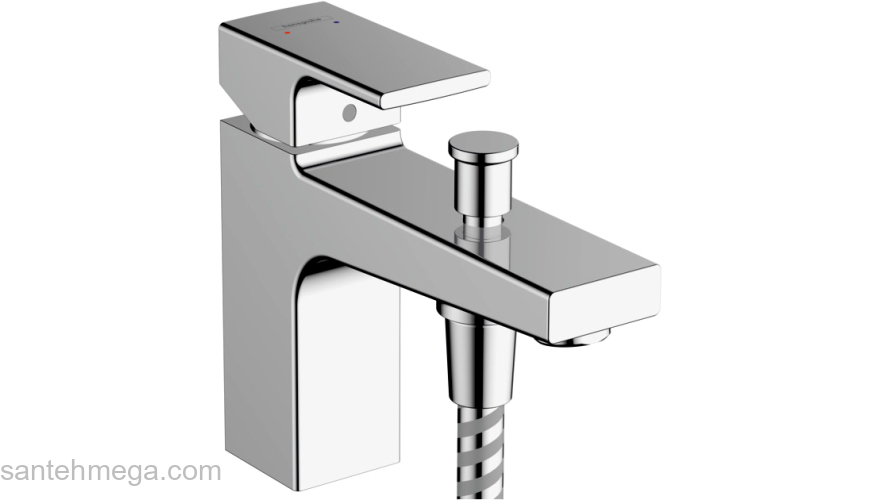 Смеситель для ванны и душа Hansgrohe Vernis Shape Monotrou 71463000 хром. Фото