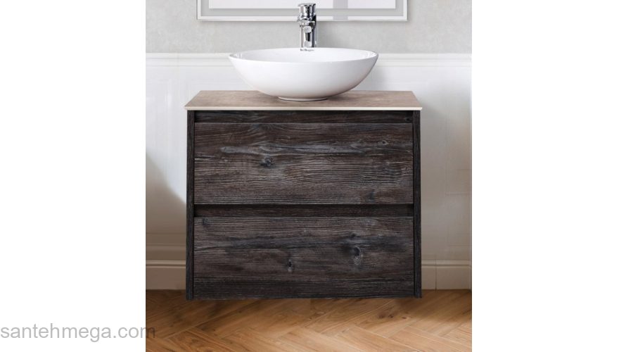 Тумба под раковину подвесная BELBAGNO KRAFT-700-2C-SO-PP Pino Pasadena. Фото