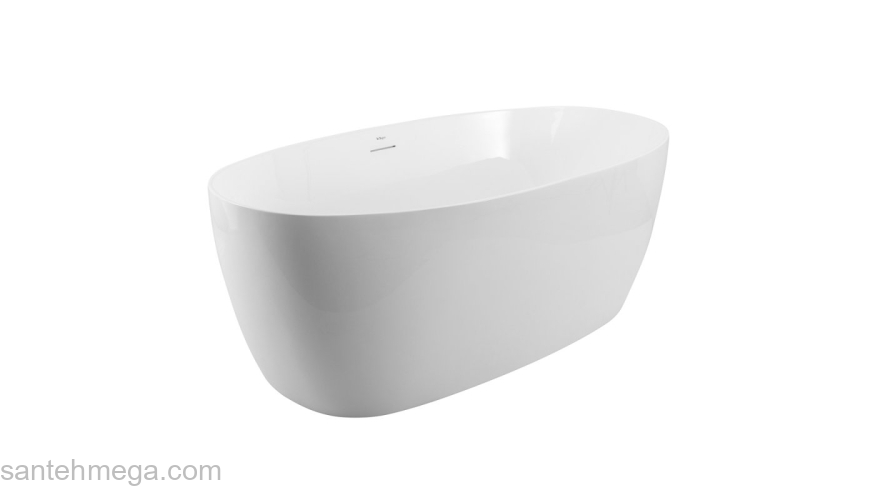 Ванна акриловая отдельностоящая BELBAGNO BB414-1700-800. Фото