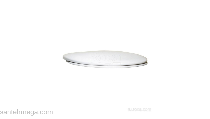 Сиденье Mateo Soft Close ZRU9302822 с микролифтом, петли хром ROCA. Фото