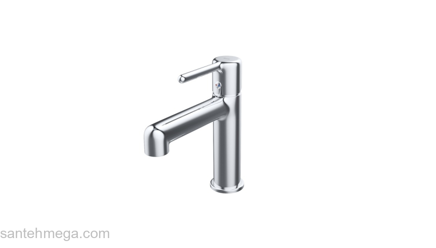 Cмеситель для умывальника хром Aiger IDDIS AIGSB00i01. Фото