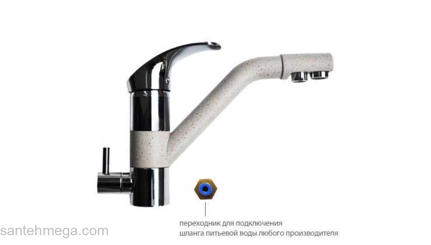 Смеситель для кухни POLYGRAN Дуо. Фото
