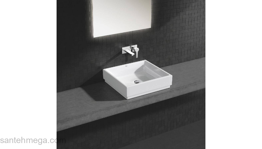 GROHE 19409001 Lineare New Смеситель для раковины настенный, на два отверстия, комплект верхней монтажной части для 32635. Фото