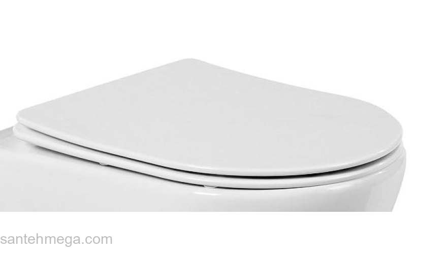 Сиденье из дюропласта, быстросъёмное, с механизмом Soft Close BELBAGNO BB051SC. Фото