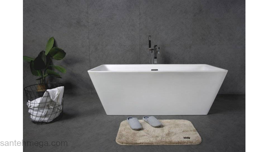 Ванна акриловая отдельностоящая BELBAGNO BB60-1500-750. Фото