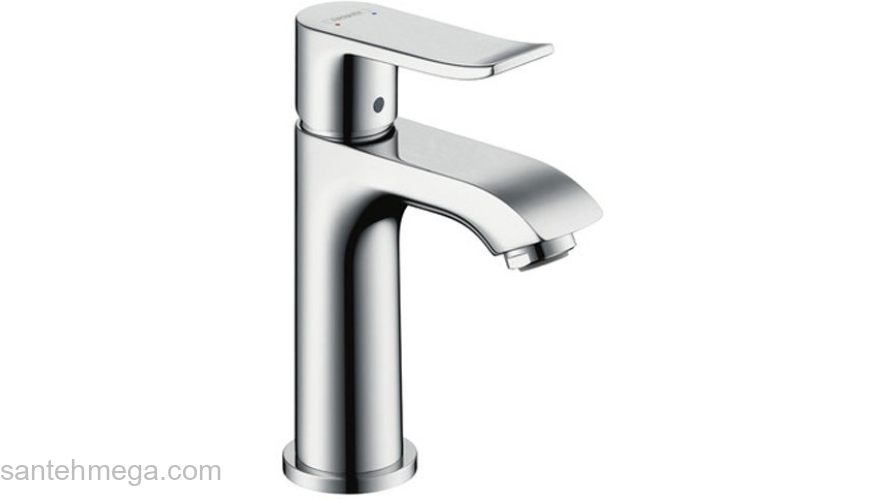 Смеситель для раковины Hansgrohe Metris 100 31088000. Фото