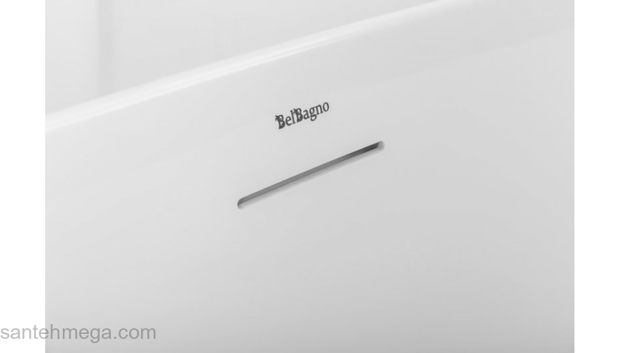 Ванна акриловая отдельностоящая BELBAGNO BB413-1500-800. Фото