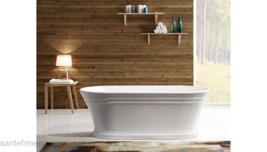 Ванна акриловая отдельностоящая BELBAGNO BB402-1700-790. Фото
