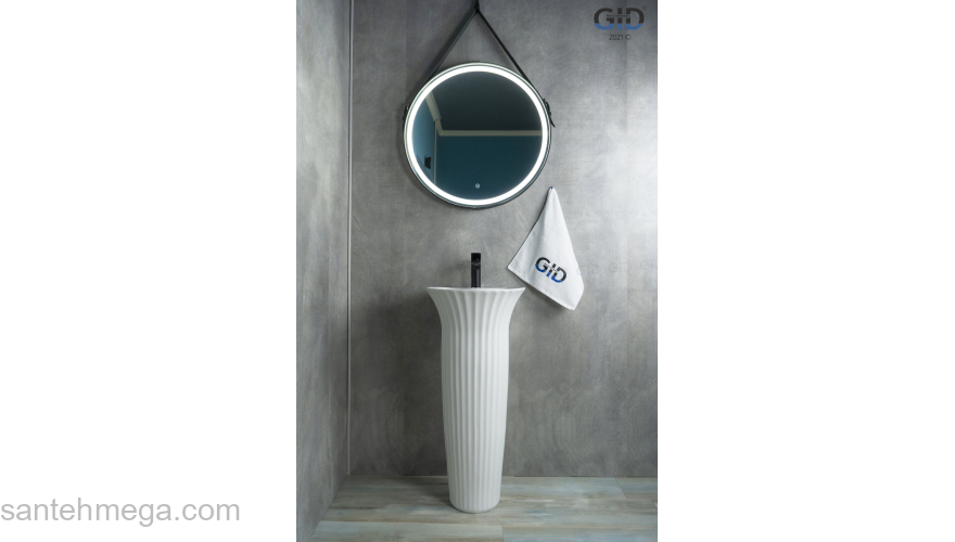 Раковина напольная GID Nb132 41х41 81113 Белый. Фото