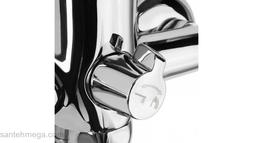 Смеситель для ванны с длинным изливом с керамическим дивертором  Neva Milardo NEVSBLCM10. Фото