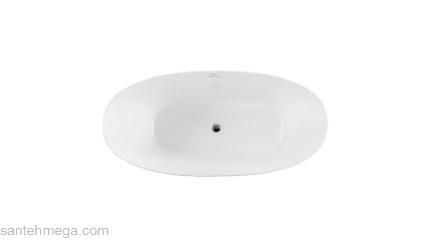 Ванна акриловая отдельностоящая BELBAGNO BB414-1700-800. Фото