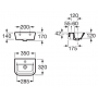 Раковина подвесная ROCA The Gap 35x32 327479000. Фото
