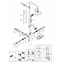 GROHE 26249000 Euphoria 190 Душевая система с термостатом для душа с полочкой. Фото