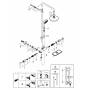 GROHE 26249000 Euphoria 190 Душевая система с термостатом для душа с полочкой. Фото