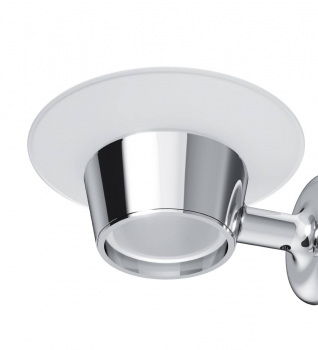 Стеклянная мыльница с настенным держателем AM.PM Like A8034200 для ванной комнаты. Фото