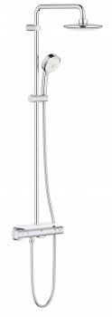 GROHE 26249000 Euphoria 190 Душевая система с термостатом для душа с полочкой. Фото